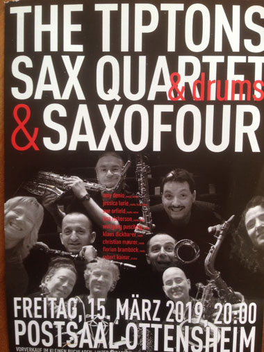 the tiptons sax quartet & drums